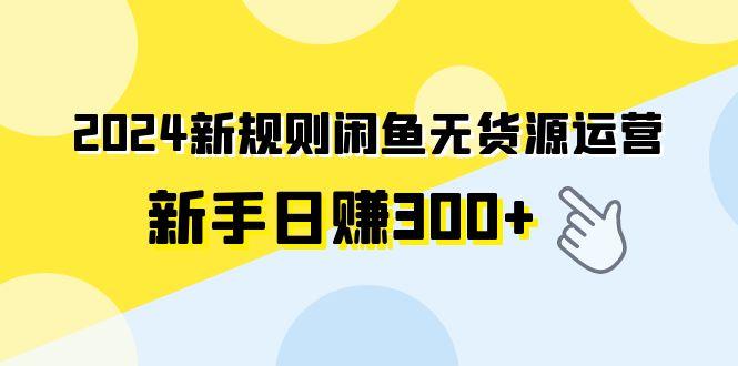 (9522期)2024新规则闲鱼无货源运营新手日赚300+-福荣网